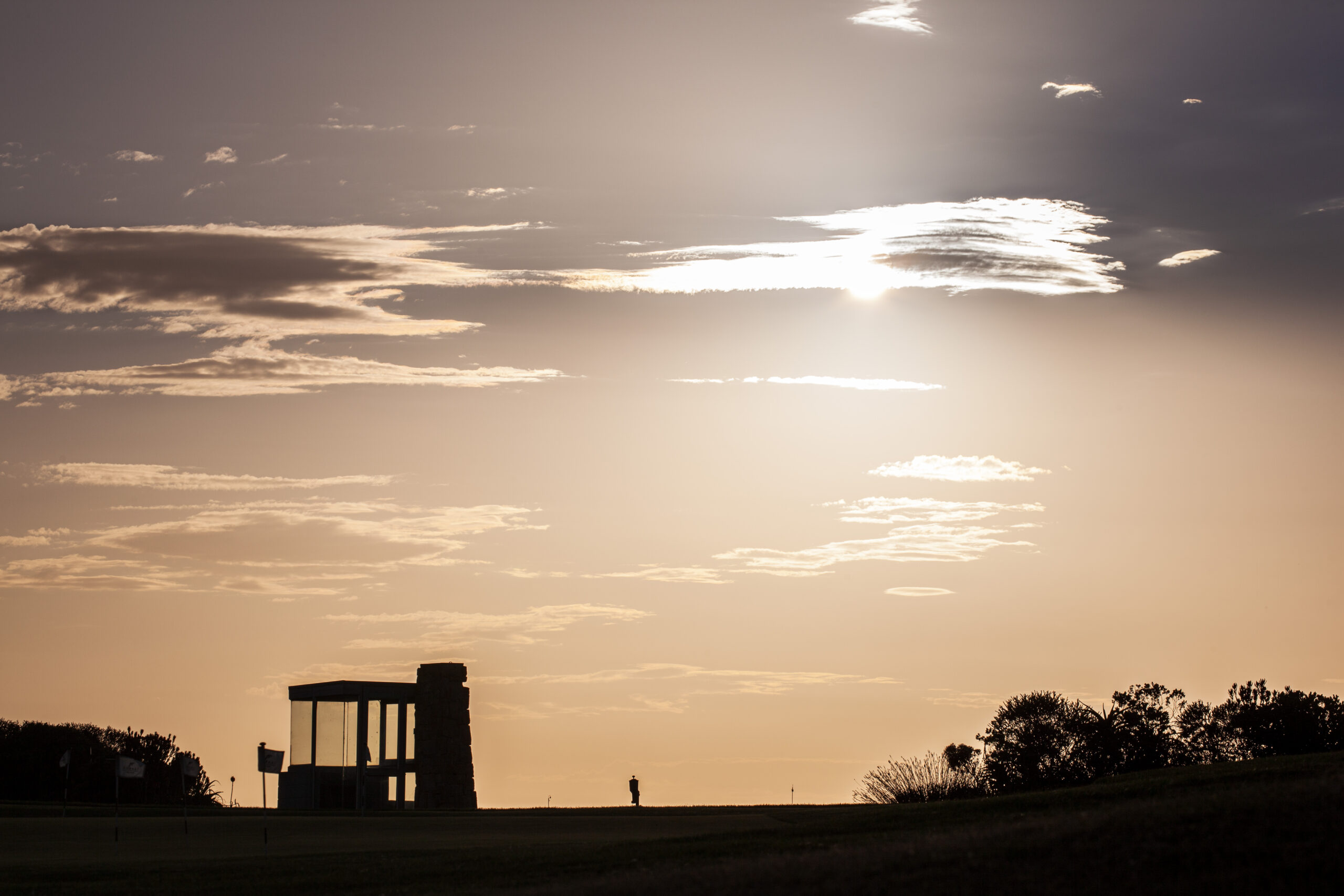 Oubaai Golf Estate Sunset Silhouette