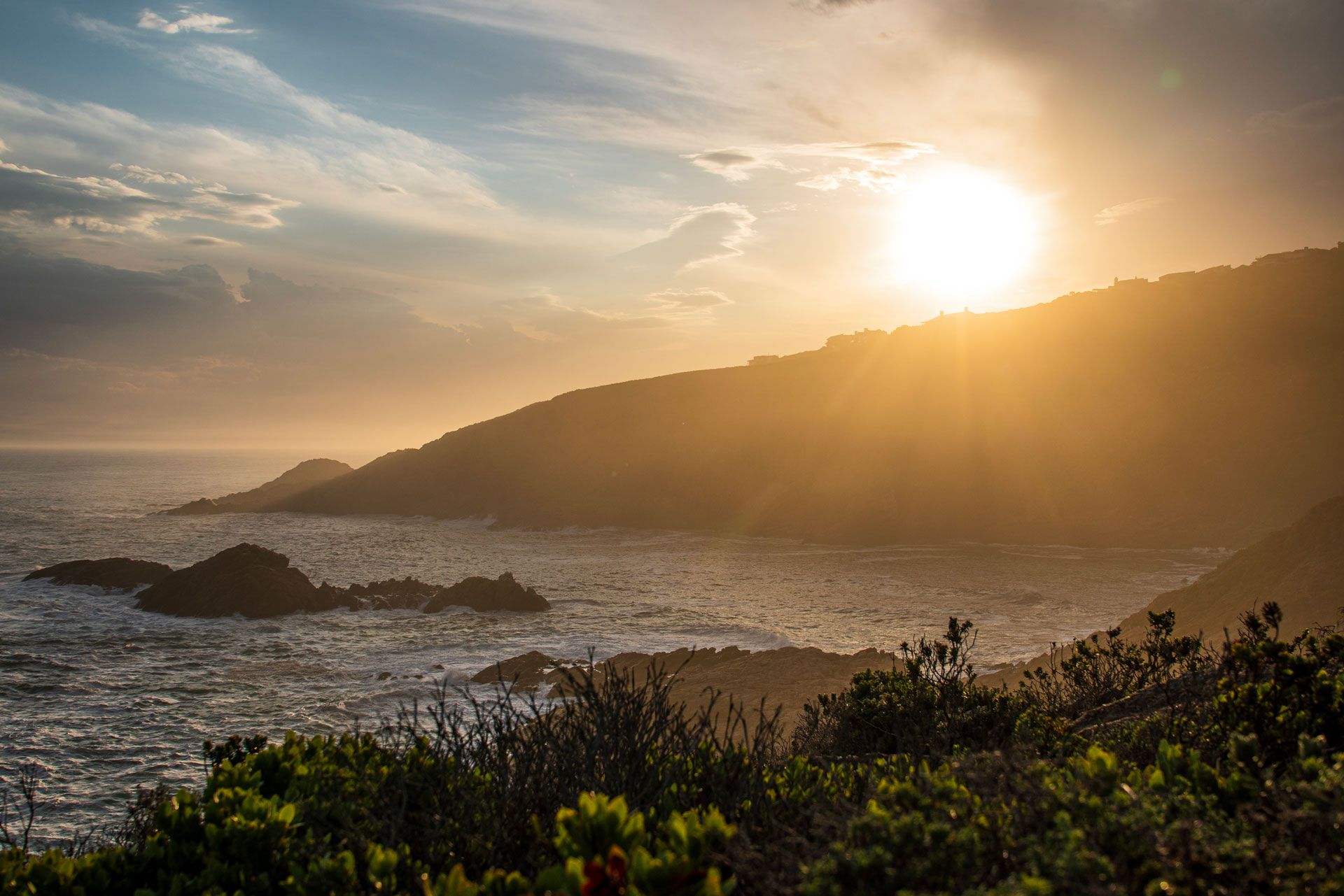 Oubaai Golf Estate View Of Bay At Sunset