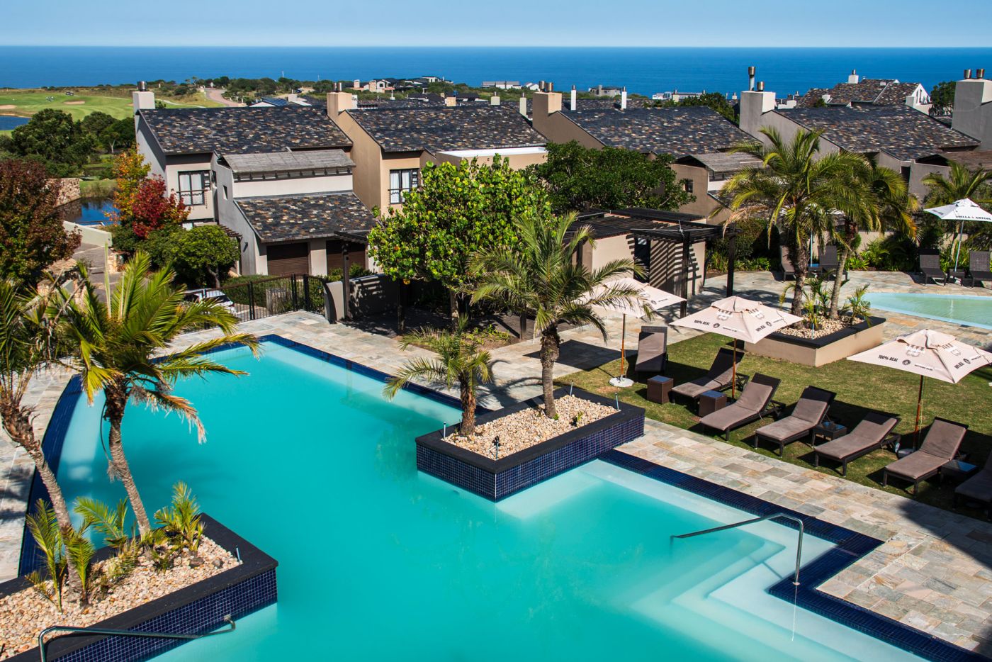 OUBAAI HOTEL Elevated View Of Pool